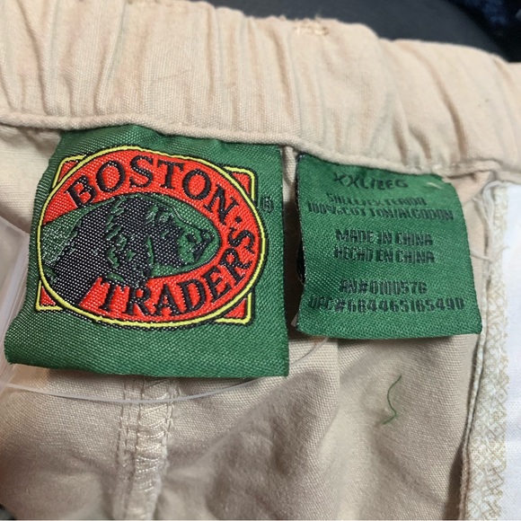 NWT men’s 2X 100% cotton Boston’s traders shorts. Sand color - Picture 5 of 6